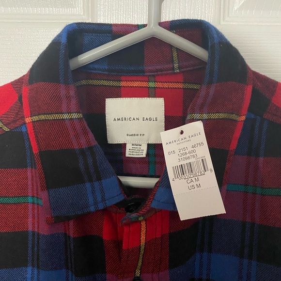 AE button up plaid shirt - Picture 2 of 2